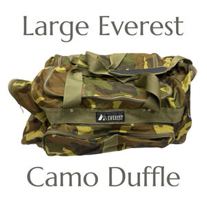 Everest Unisex Camo Duffel Bag Camouflage‎